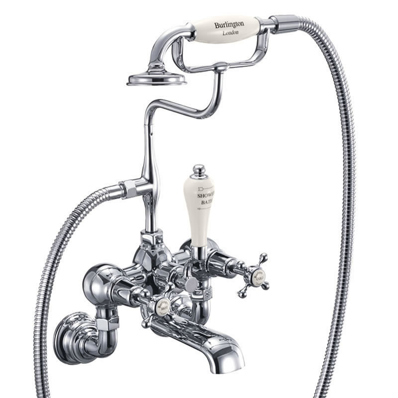 Claremont Medici bath shower mixer - wall mounted